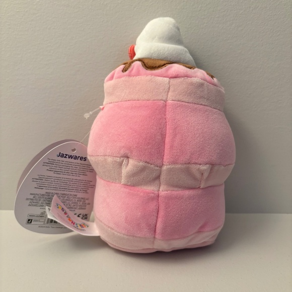 Shelly the Pink Strawberry Pancake Squishmallow - Picture 3 of 4